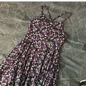 Rare Edition Handkerchief Floral Crossback Dress